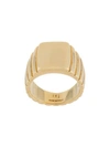 IVI SIGNORE RECTANGULAR SIGNET RING