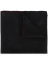 Gucci Black Tonal Gg Supreme Silk Wool Scarf In Black