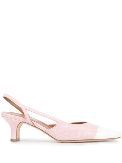 Paris Texas Contrast Toe-cap Pumps In Pink