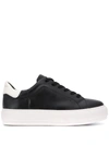 Kurt Geiger Laney Low-top Platform Sneakers In Black