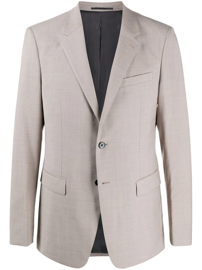 Theory Chambers Stretch-wool Blazer In Neutrals