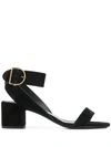 SAINT LAURENT CHARLIE OPEN TOE SANDALS