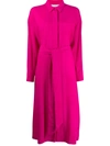 AMI ALEXANDRE MATTIUSSI SHIRT COLLAR BELTED JUMPSUIT