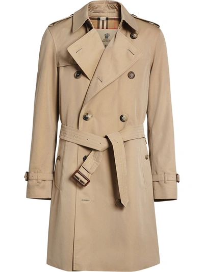 Burberry The Mid-length Chelsea Heritage Trench Coat In Beige