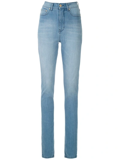 Amapô Wanda High Waist Jeans In Blue