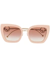 FENDI OVERSIZED CAT-EYE SUNGLASSES