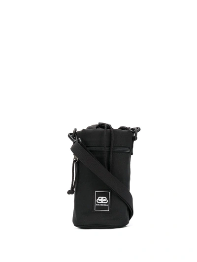 Balenciaga Weekend Bottle Holder Crossbody Bag In Black