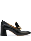 Shop Madison.maison Perla Block Heel Loafers In Black