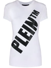 Philipp Plein Logo Print T-shirt In White