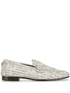 BOUGEOTTE FLAT TWEED LOAFERS