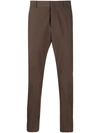 VALENTINO CONTRAST TAPE SLIM-FIT TROUSERS