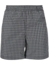 RAF SIMONS CHECKED SWIM SHORTS