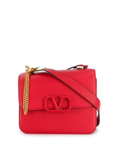 Valentino Garavani Vsling Shoulder Bag In Red
