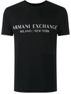 ARMANI EXCHANGE LOGO-PRINT COTTON T-SHIRT