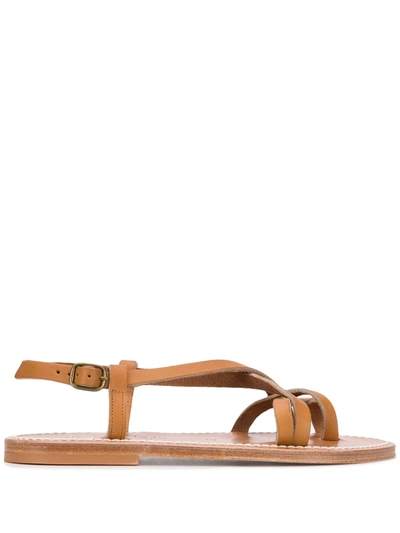 Kjacques Strappy Sandals In Neutrals