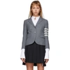 Thom Browne 4-bar Plain Weave Suiting Jacket In 035 Med Gre