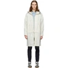 SOLID HOMME WHITE LAYERED COAT