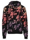 SAINT LAURENT SAINT LAURENT PALM TREES PRINT HOODIE