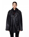 BALENCIAGA BLACK 80'S BIKER JACKET,620767/TIS01/1000