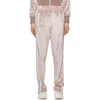 PALM ANGELS PALM ANGELS PINK CHENILLE LOUNGE PANTS