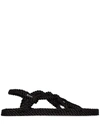 Nomadic State Of Mind Double Decker Jc Platform Sandals In Black