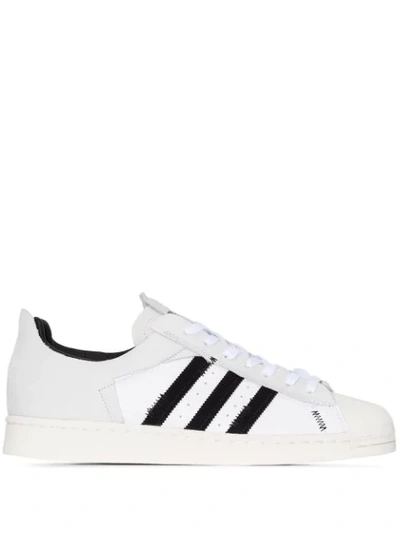Adidas Originals White Superstar Ws2 Leather Sneakers