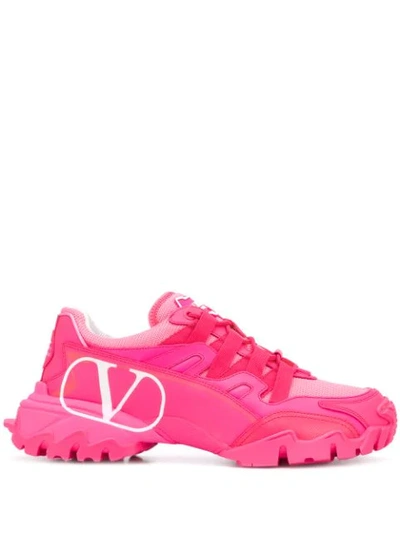 Valentino Garavani Climber Sneakers In Pink