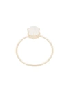 NATALIE MARIE 9KT YELLOW GOLD MOONSTONE ROSE CUT RING