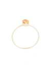 NATALIE MARIE 9KT YELLOW GOLD CITRINE TINY ROSE CUT RING