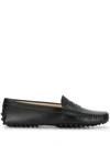 Tod's Gommino Leather Driving Loafers In Black