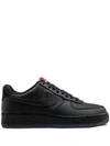 Nike Air Force 1 Leather Sneakers In Black
