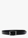 Dolce & Gabbana Smooth Leather Belt In Black In Black