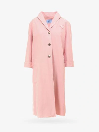 Prada Coat In Pink