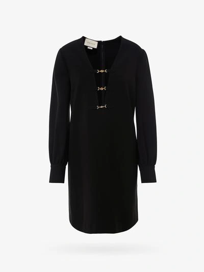 Gucci Women's  Black Viscose Dress