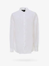 Costumein Lyocell Stand-collar Shirt In White