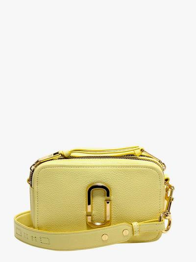 Marc Jacobs Shoulder Bag In Yellow Leather In White
