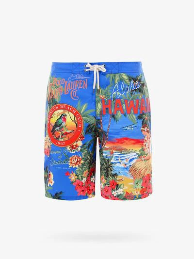 Polo Ralph Lauren Kailua Tropical Print Swim Trunks In Multicolor
