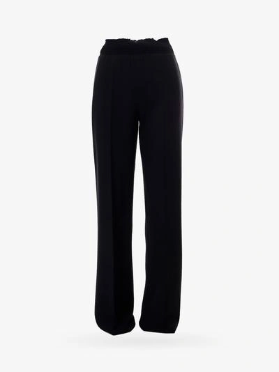 Prada High-waist Slim Trousers In Black