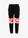 Gcds Oversized Logo Track Trousers In Black