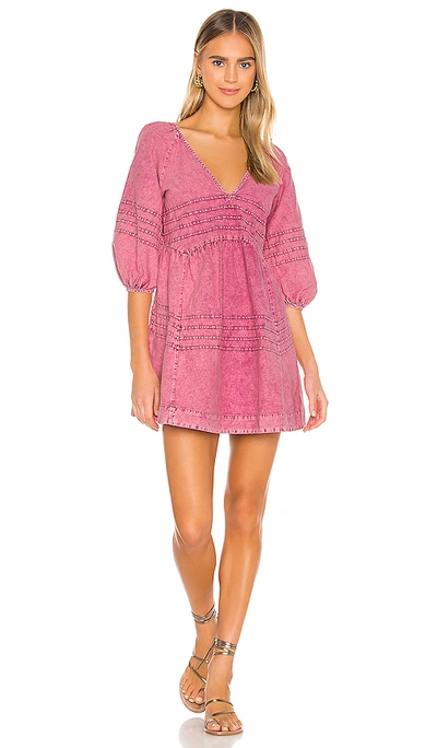 Free People Sweet Surrender Mini Dress In Pink | ModeSens