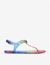Kurt Geiger Maddison Rainbow Jelly T-bar Sandals In Mult/other