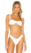 WEWOREWHAT SORRENTO BIKINI TOP,WWWR-WX59