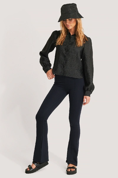 Trendyol Flared Trousers - Navy In Blue