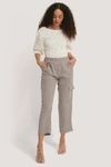 MANGO MANGO SATY TROUSERS - BEIGE