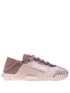 Dolce & Gabbana Ns1 Lace Panelled Sneakers In Purple