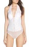 B.tempt'd By Wacoal Ciao Bella Thong Bodysuit In White