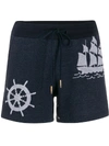 THOM BROWNE NAUTICAL PRINT SHORTS