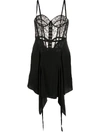 OLIVIER THEYSKENS LACE CORSET DRESS