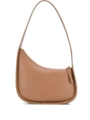 The Row Half Moon Hobo Bag In Calfskin Leather In Brown