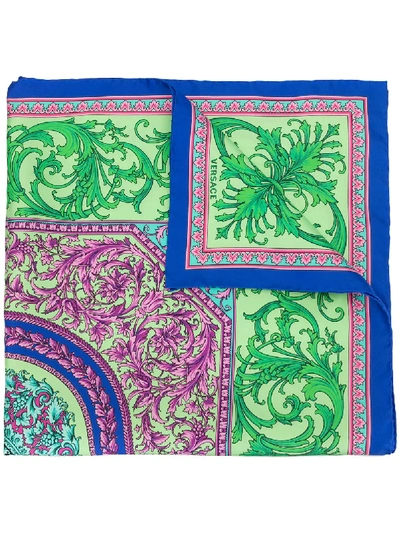 Versace Baroque 印花围巾 In Multicolour